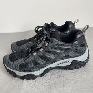 Merrell Men's Moab Edge 2 Trail Hiking Shoes Size 7.5 M Gray/Black J77427